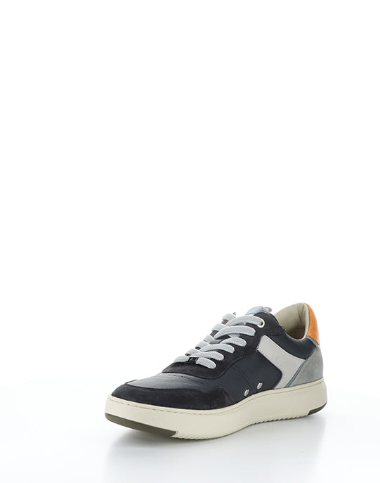 13673A 11239AM COMBI NAVY LEATHER/SUEDE
