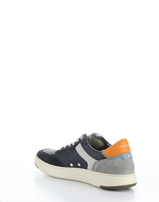 13673A 11239AM COMBI NAVY LEATHER/SUEDE