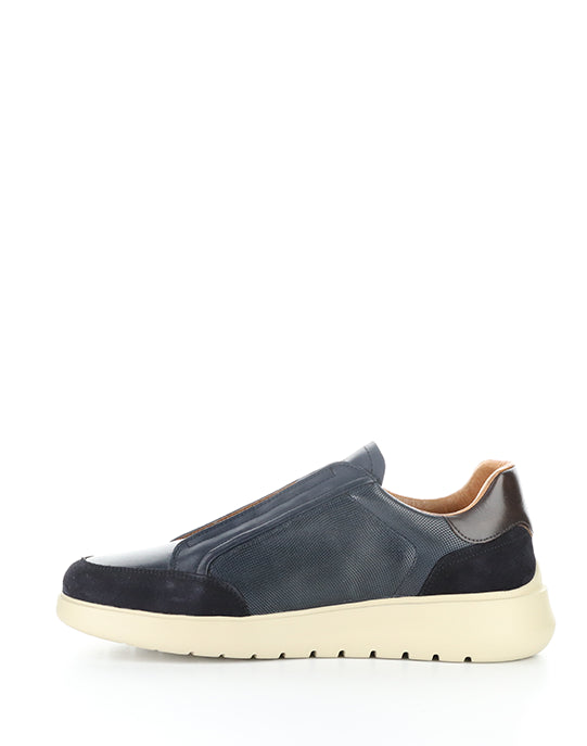 13721 1351AM NAVY LEATHER/SUEDE