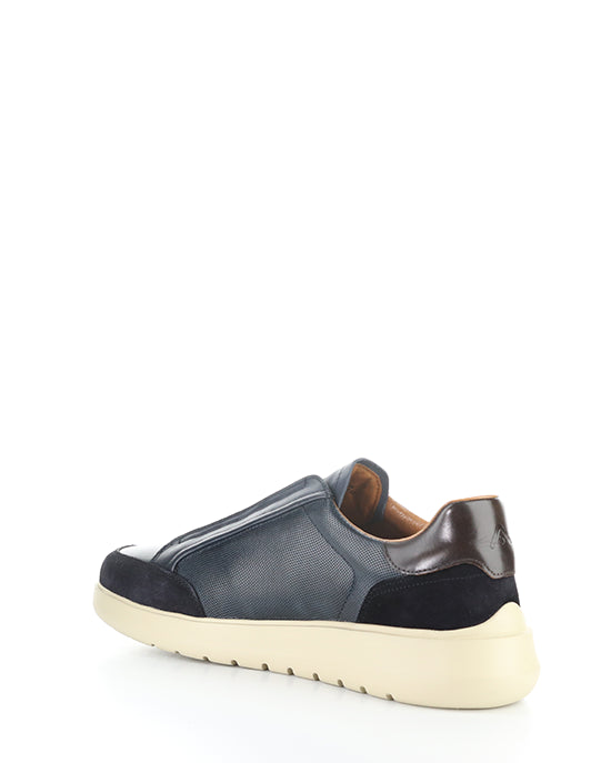 13721 1351AM NAVY LEATHER/SUEDE