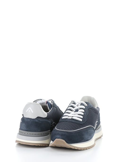 13787 1334AM COMBI NAVY SUEDE/KNIT
