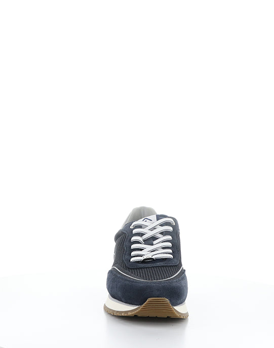 13787 1334AM COMBI NAVY SUEDE/KNIT