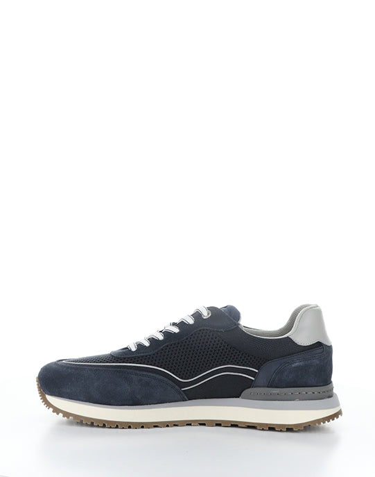 13787 1334AM COMBI NAVY SUEDE/KNIT