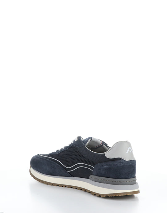 13787 1334AM COMBI NAVY SUEDE/KNIT
