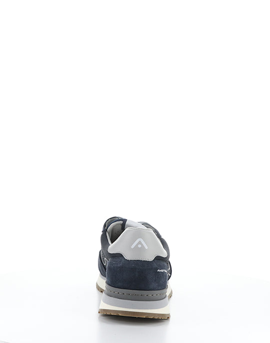 13787 1334AM COMBI NAVY SUEDE/KNIT