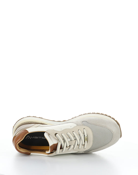 13939 1285AM OFF WHITE SUEDE/LEATHER