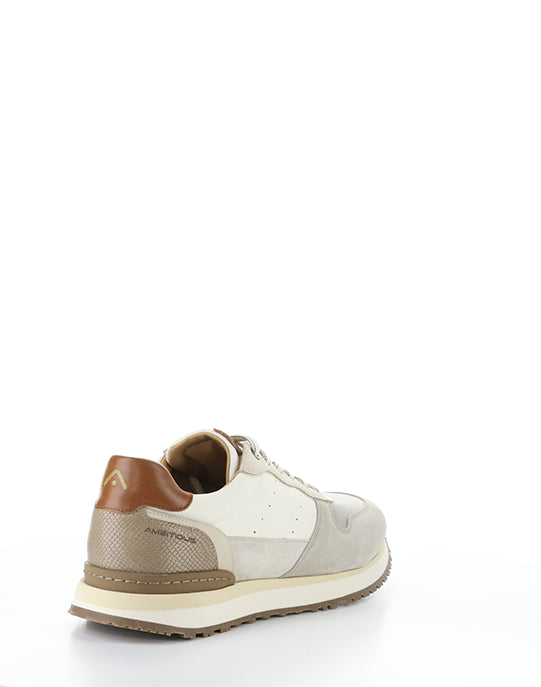 13939 1285AM OFF WHITE SUEDE/LEATHER