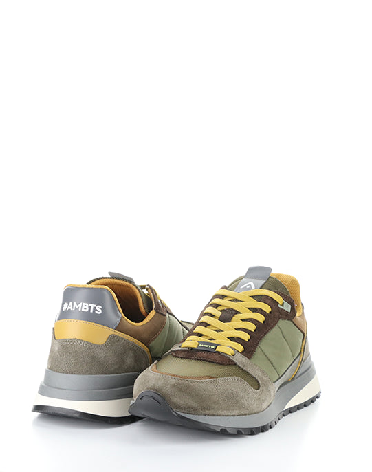 14023T 1580AM TAUPE/KHAKI TEXTILE/LEATHER