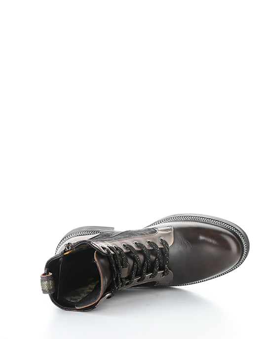 14121W 6811AM BROWN LEATHER/TEXTILE