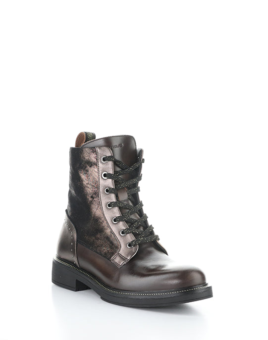 14121W 6811AM BROWN LEATHER/TEXTILE