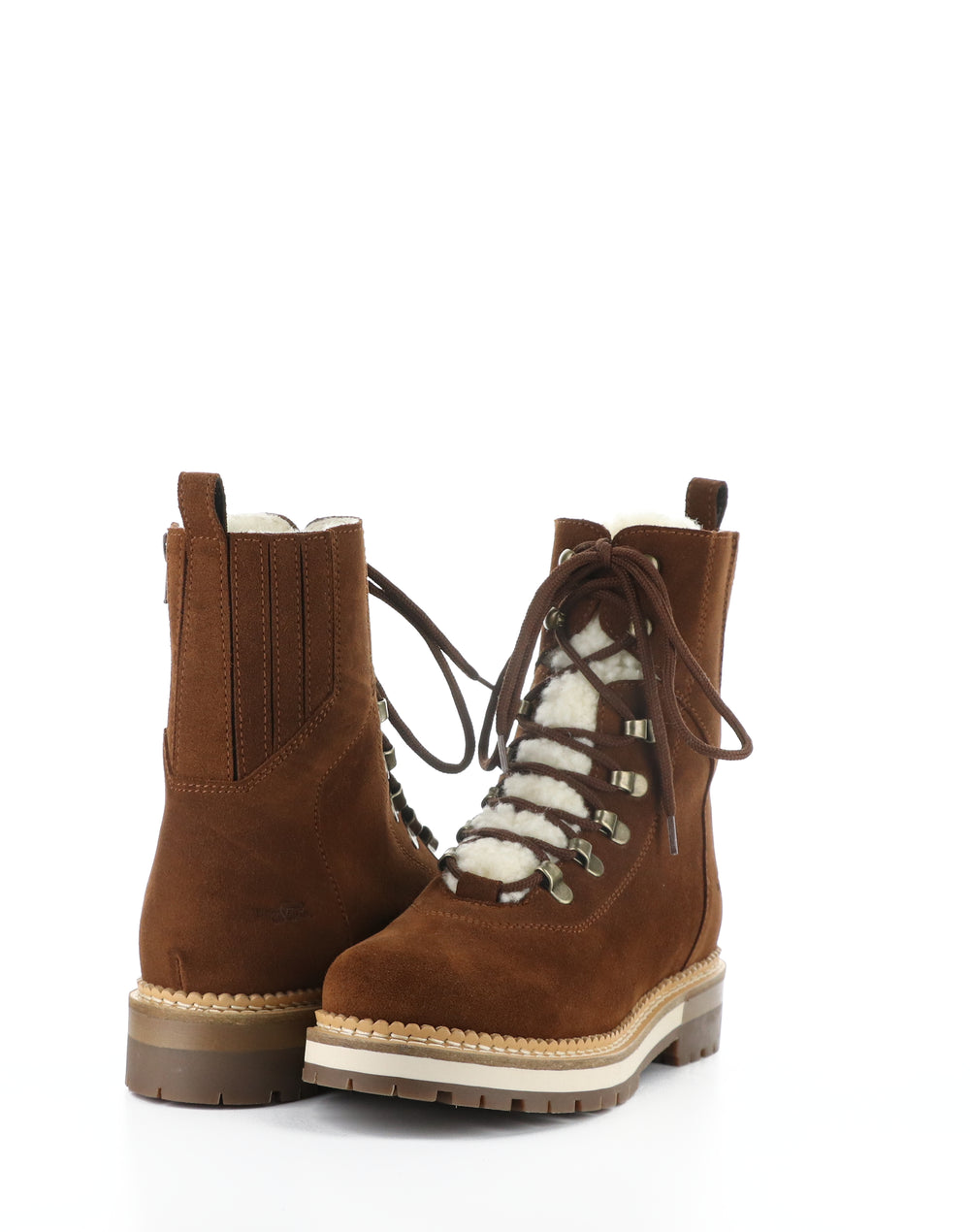 ADA NUT/BEIGE SUEDE/MERINO WOOL