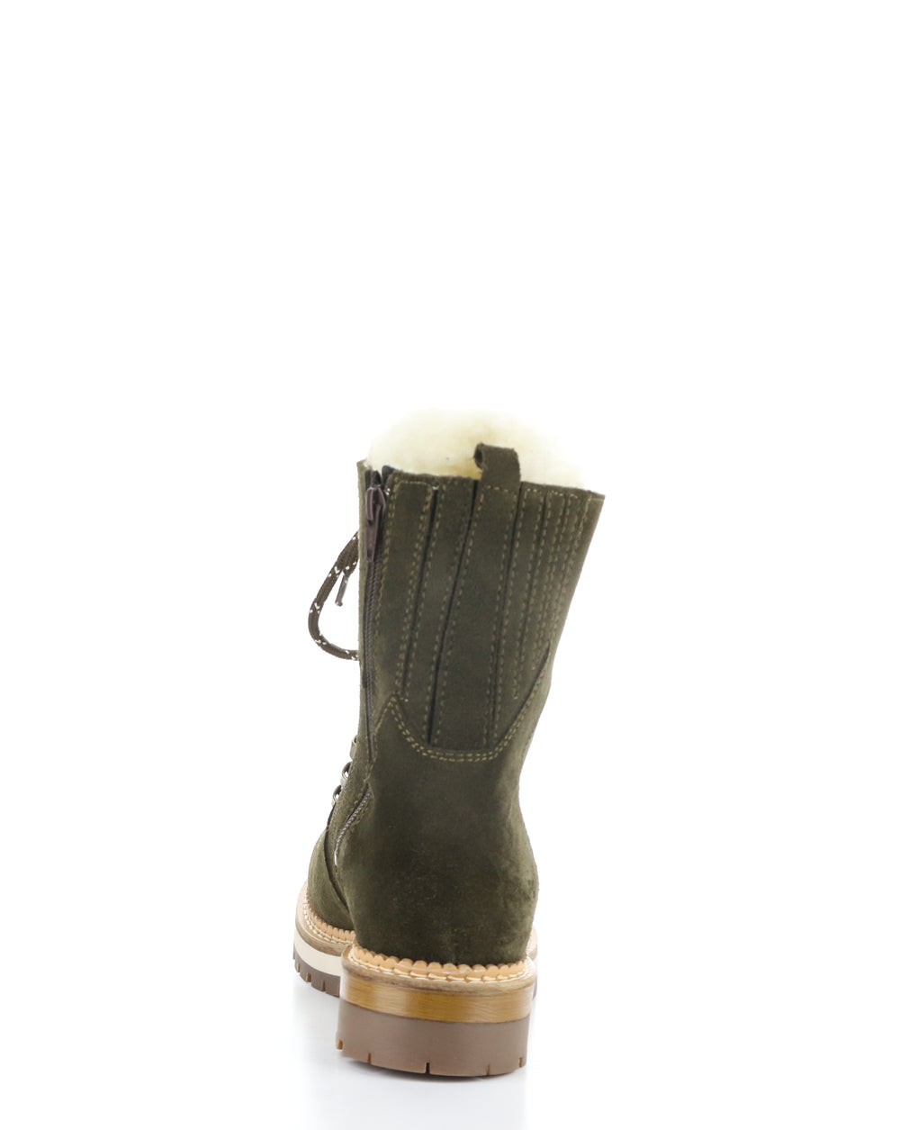 ADA OLIVE Round Toe Boots