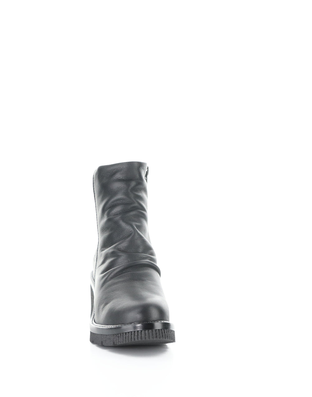 ALINA BLACK FEEL LEATHER