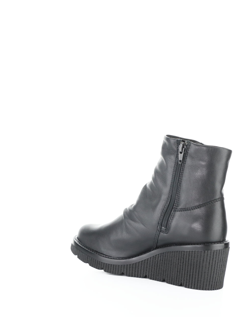 ALINA BLACK FEEL LEATHER