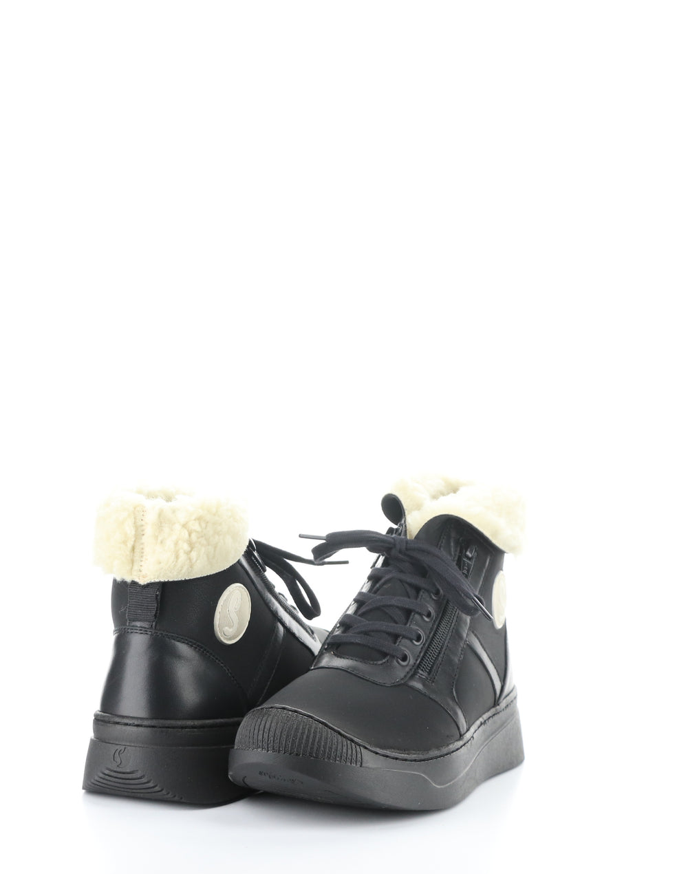 ALIO759SOF BLACK Round Toe Boots