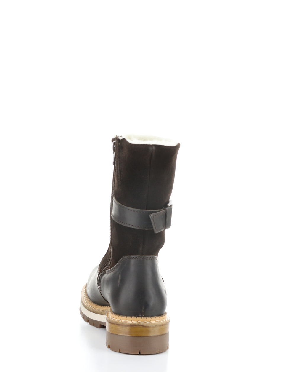 ANNEX DK BROWN/COFFEE Round Toe Boots