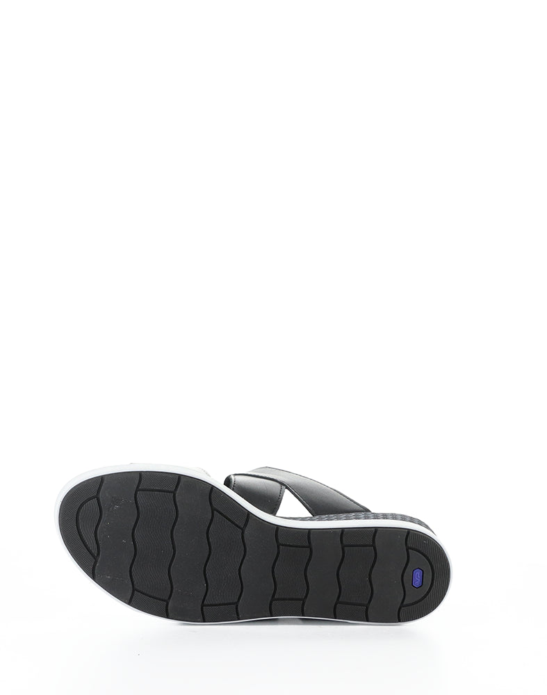 ASHA WHITE/BLACK SOFT ANALINE