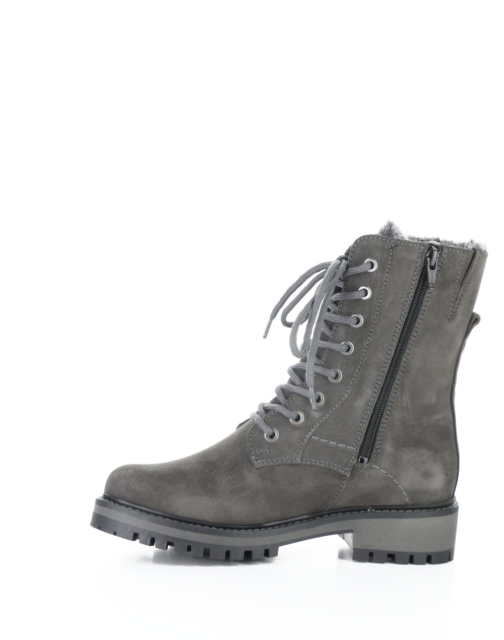 ASHER DK GREY SUEDE/FATARA FAUXFUR