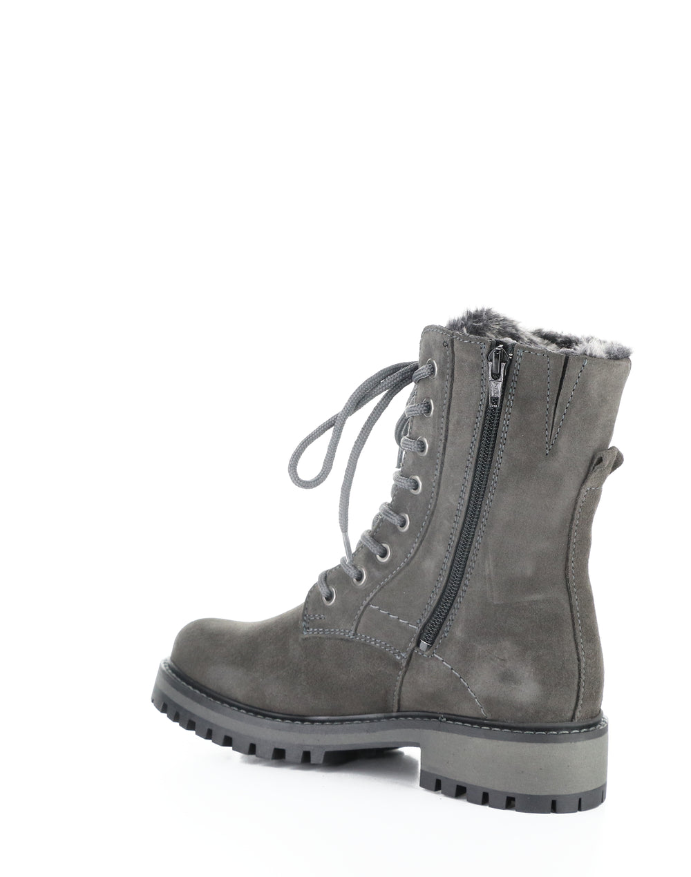 ASHER DK GREY SUEDE/FATARA FAUXFUR