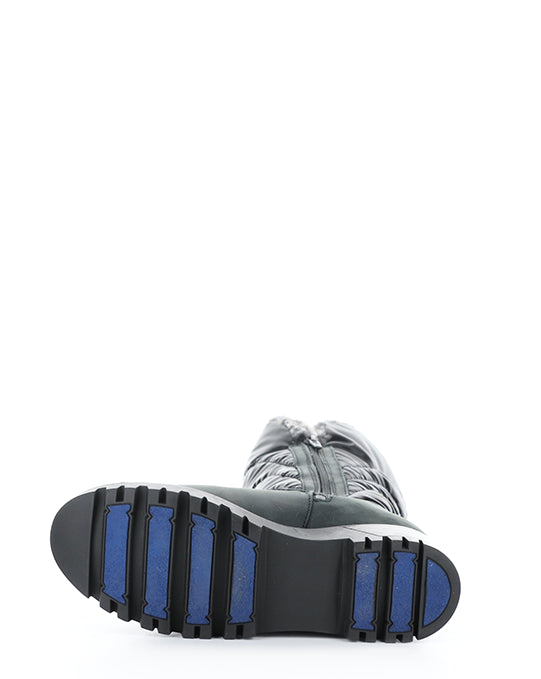 ASTRID BLACK/GREY BLACK SADDLE/OLIO LUCIDO/FANTARA FAUX FUR
