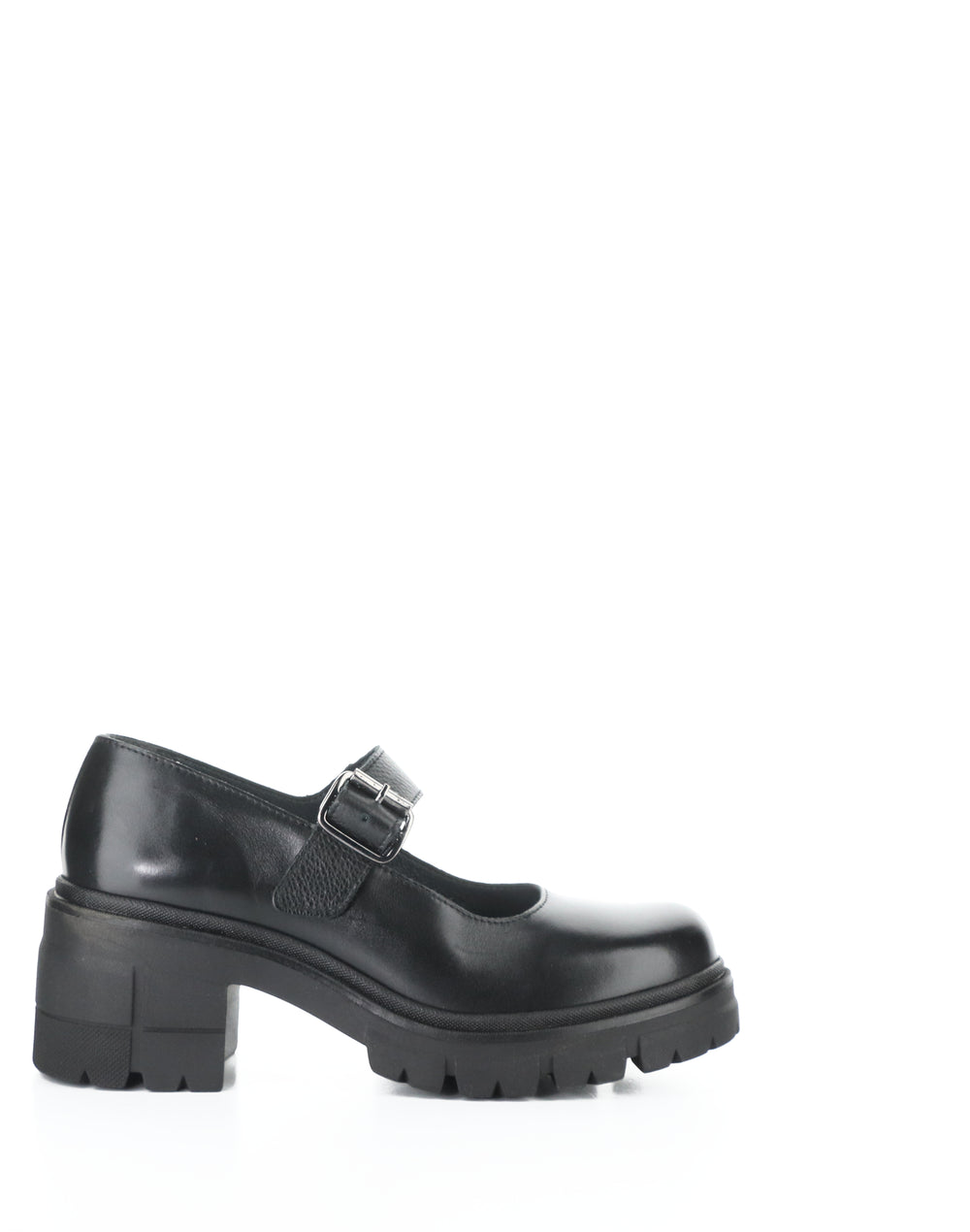 BANKS BLACK FEEL LEATHER