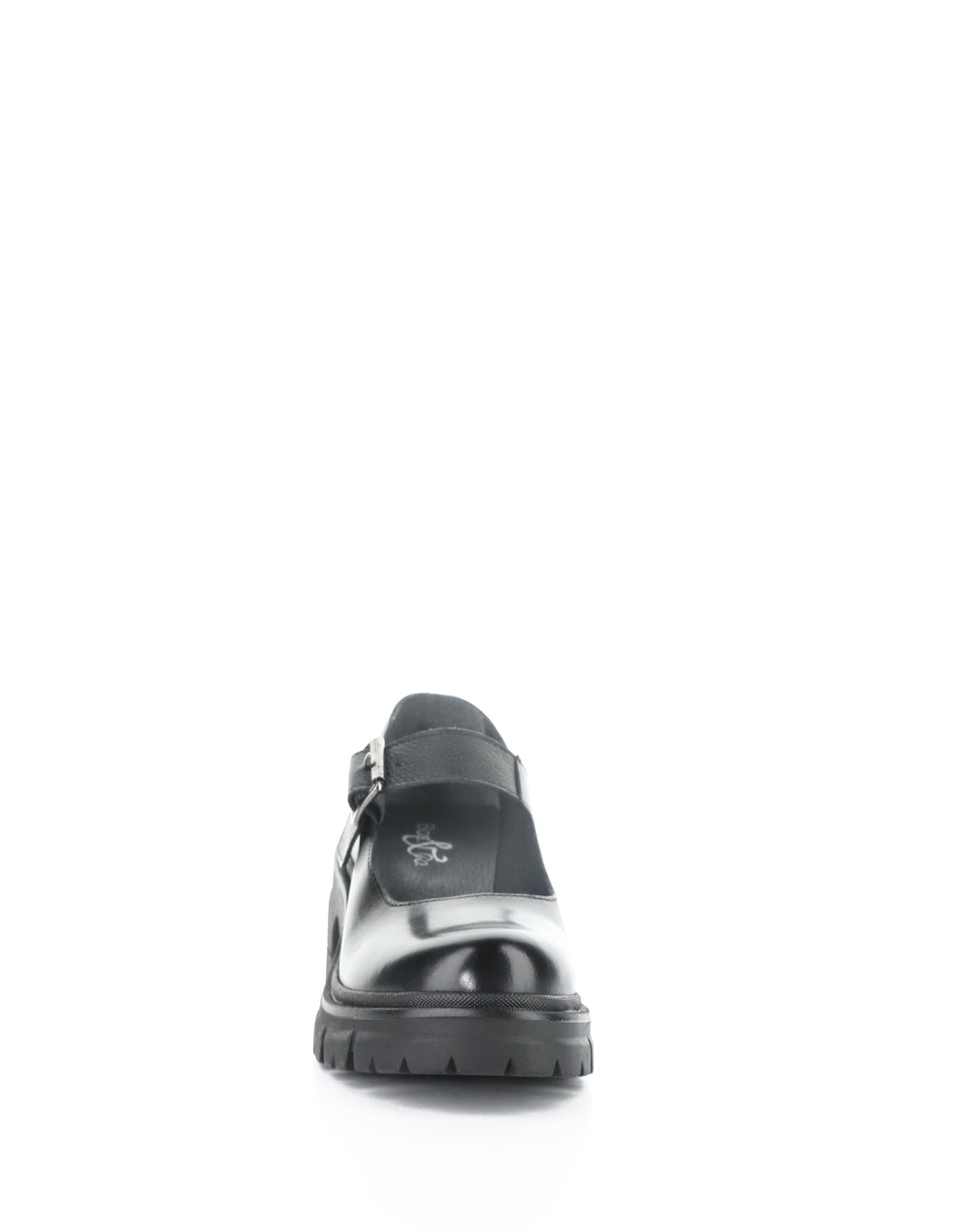 BANKS BLACK FEEL LEATHER