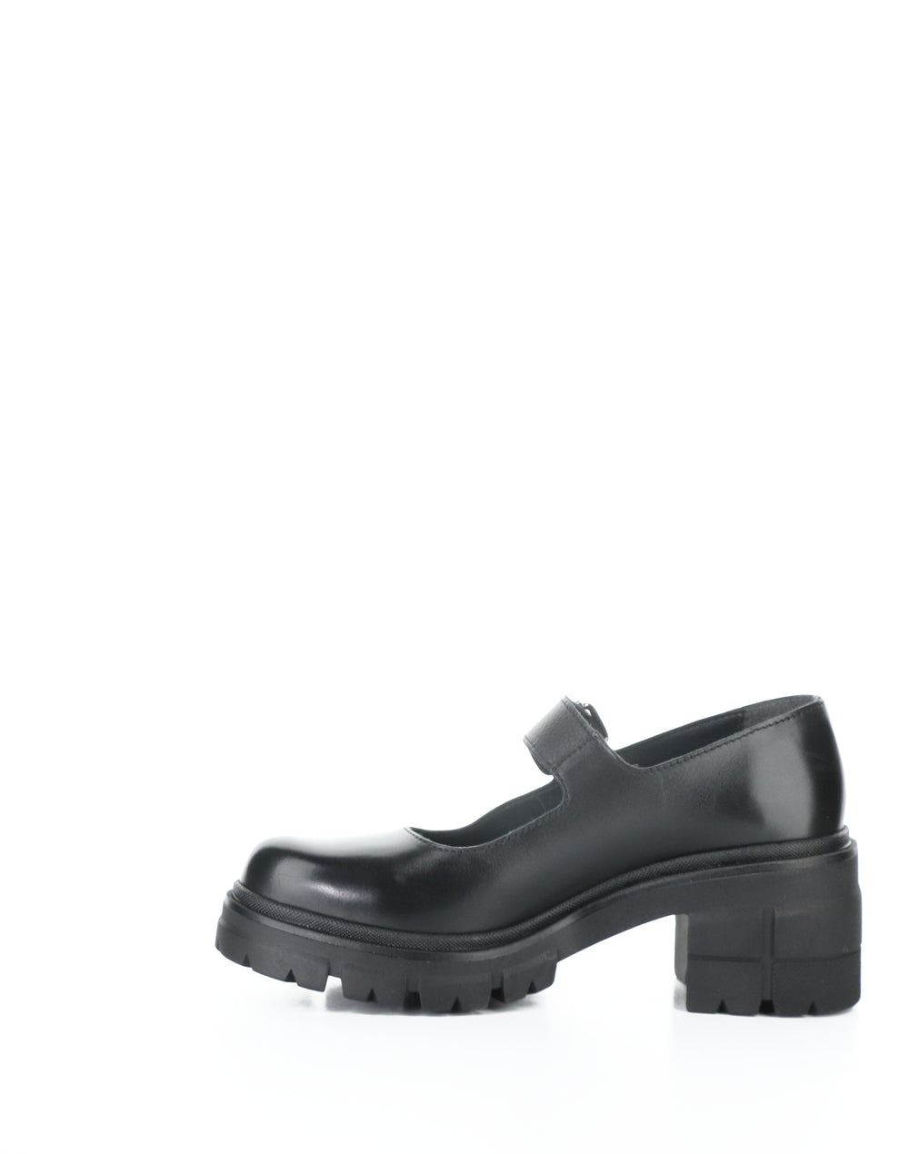 BANKS BLACK FEEL LEATHER