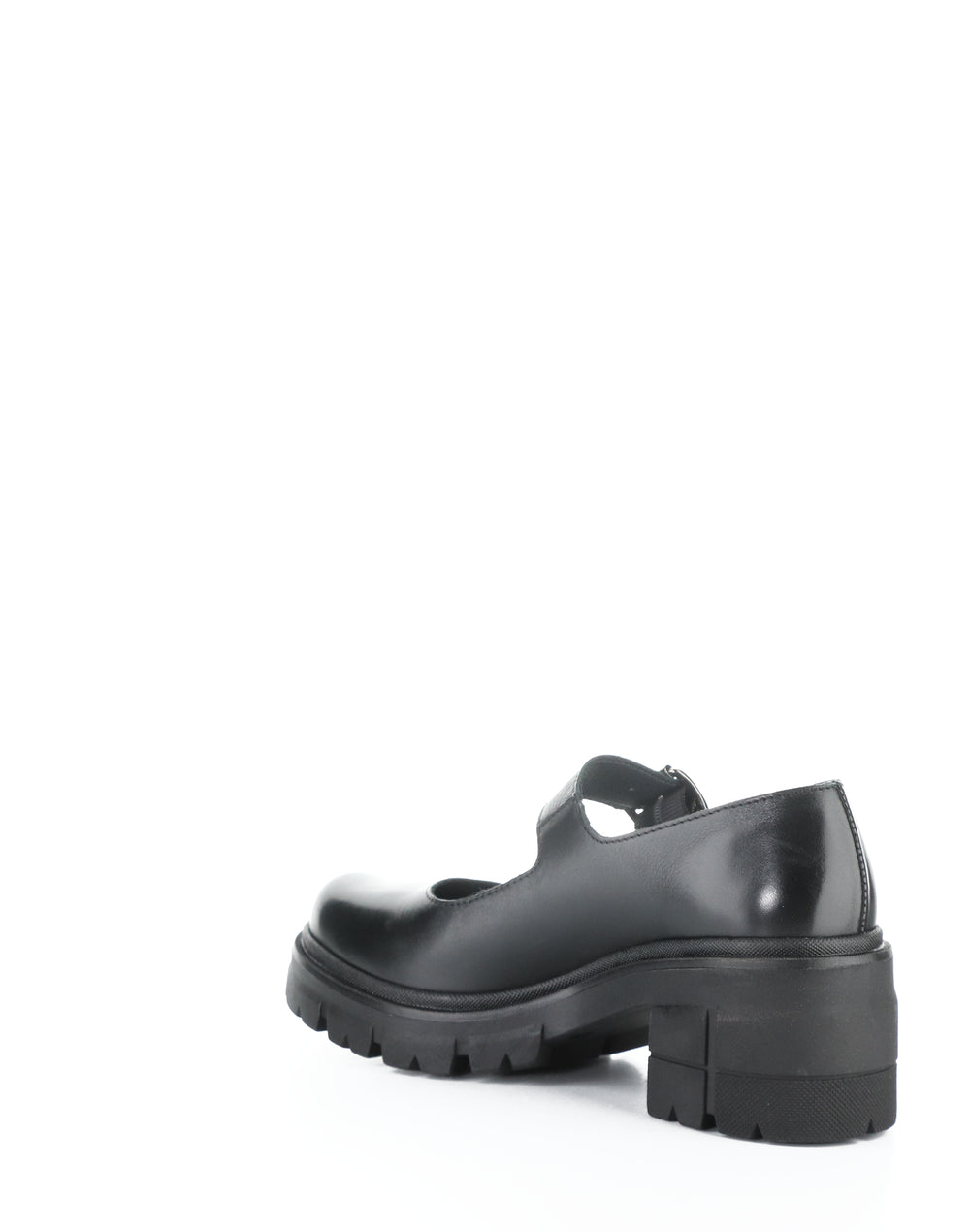 BANKS BLACK FEEL LEATHER