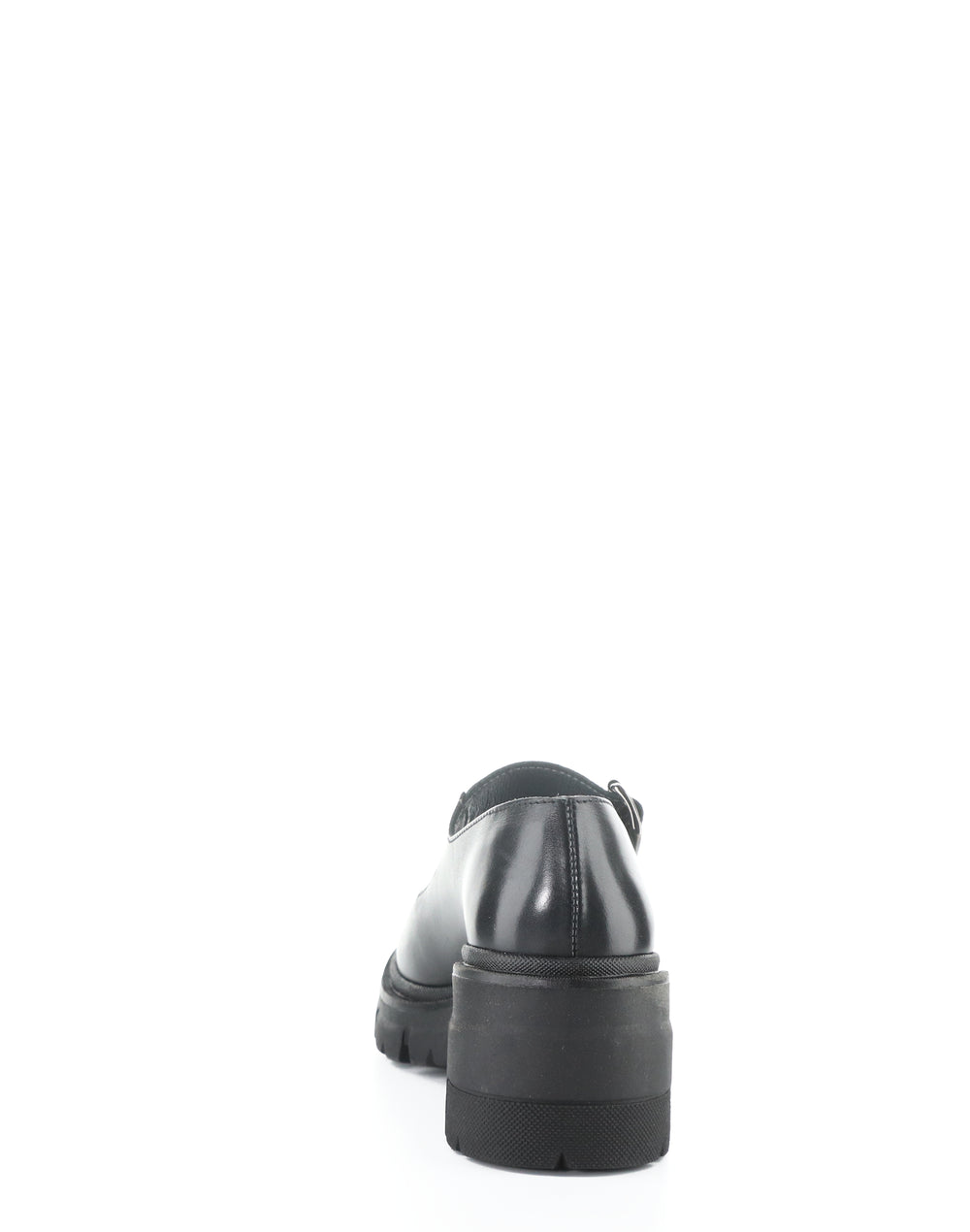 BANKS BLACK FEEL LEATHER