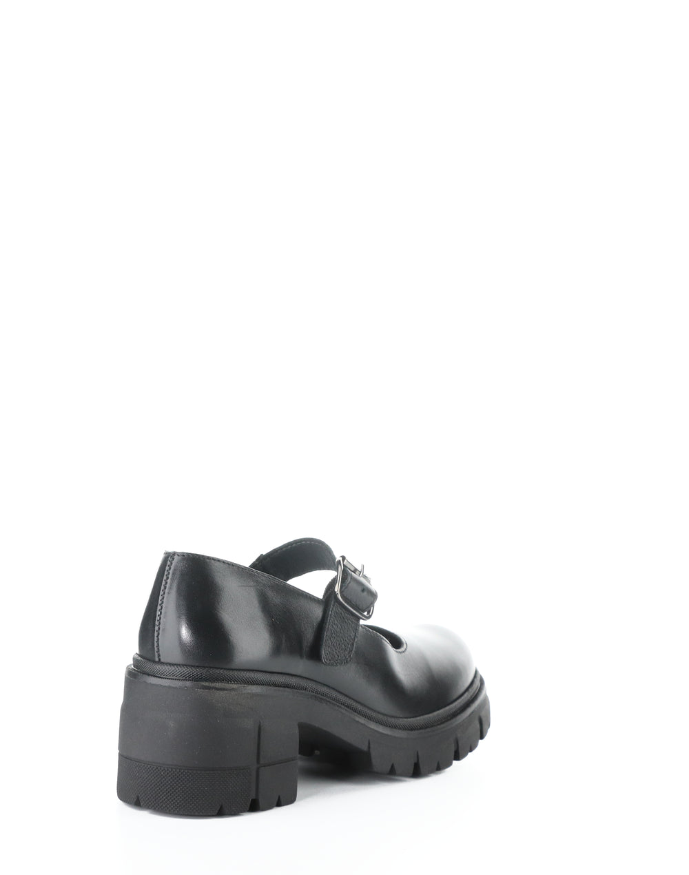 BANKS BLACK FEEL LEATHER
