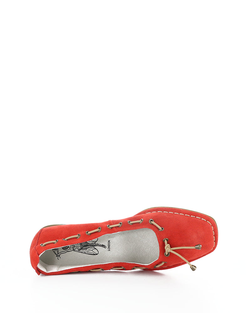 BAPI264FLY 009 SCARLET SUEDE