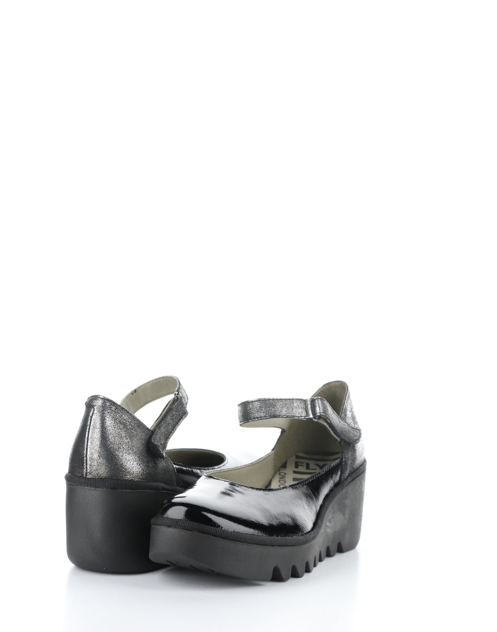 BAWO543FLY BLACK/SILVER Velcro Shoes