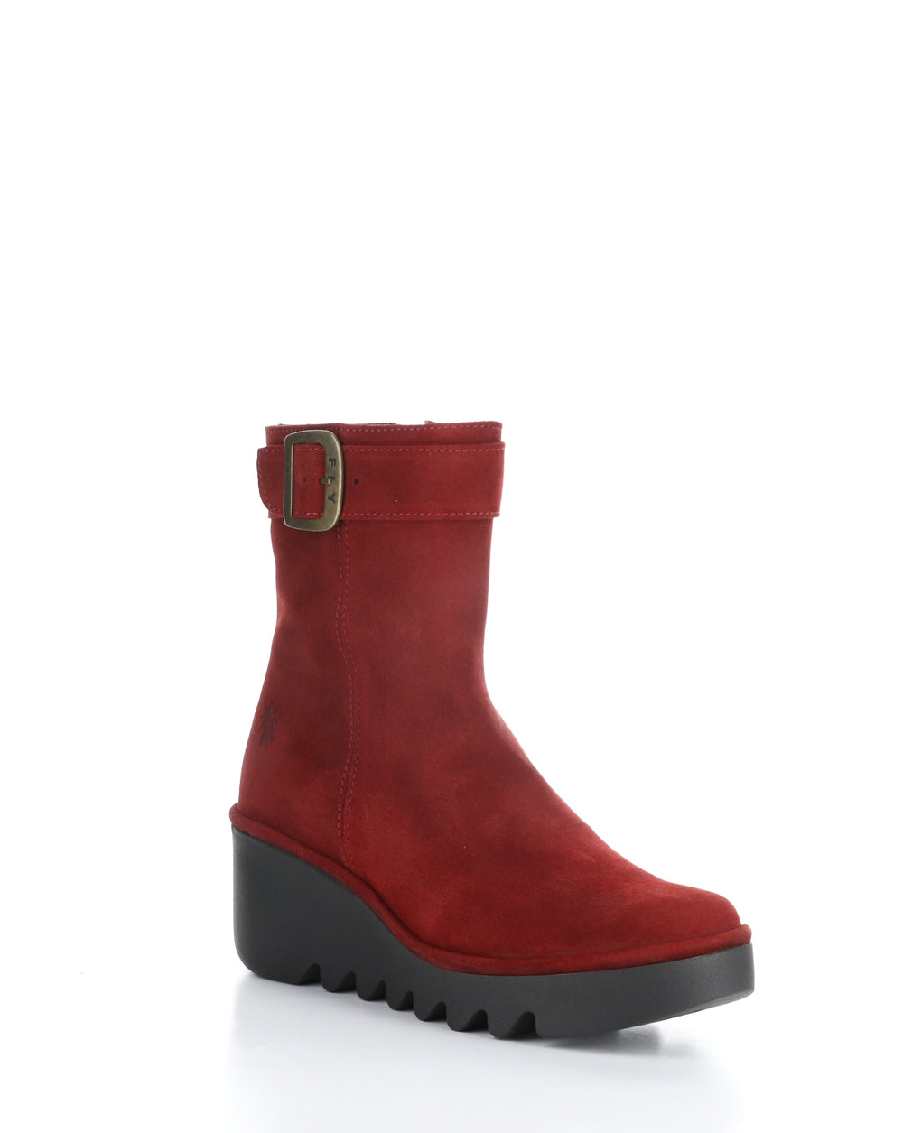 BEPP396FLY 013 RED Round Toe Boots