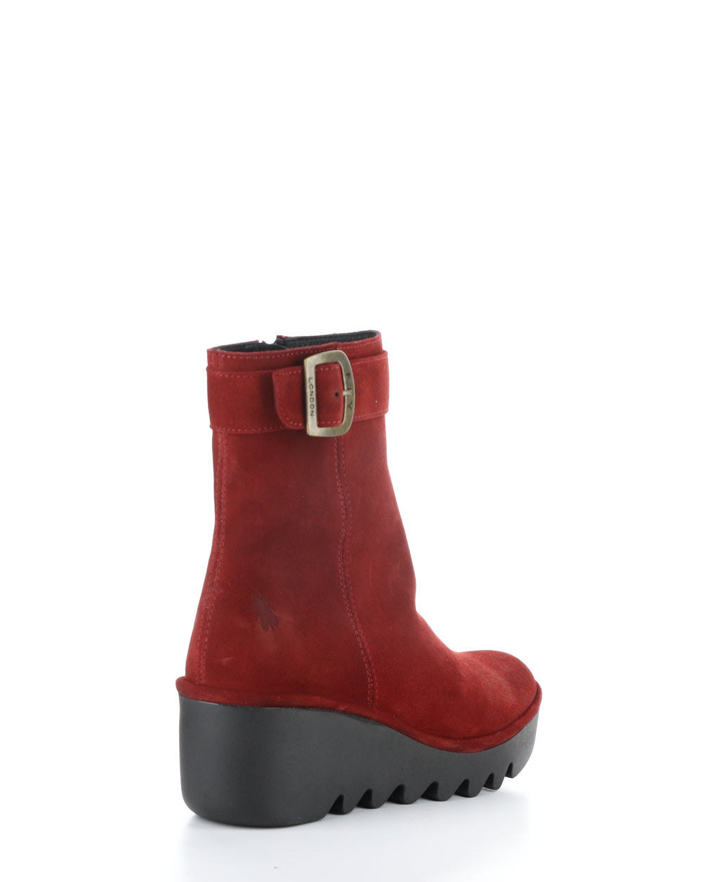 BEPP396FLY 013 RED Round Toe Boots