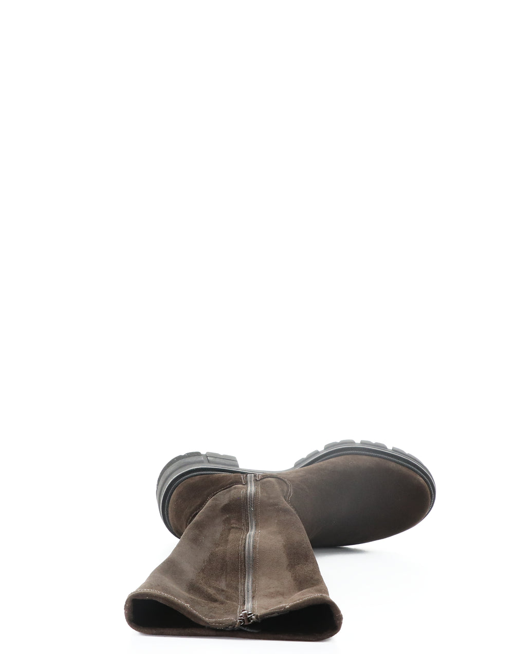 BRENNA BROWN/BLACK SUEDE/TOP