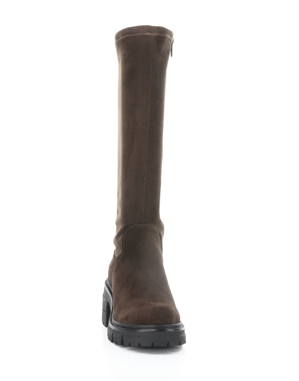 BRENNA BROWN/BLACK SUEDE/TOP