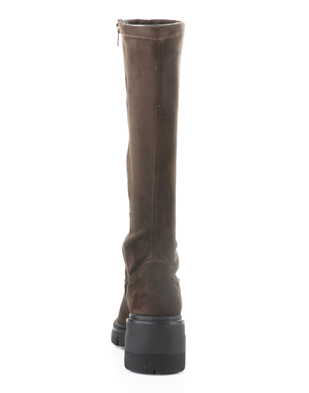 BRENNA BROWN/BLACK SUEDE/TOP