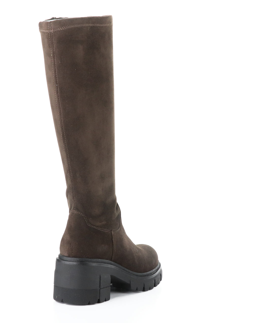 BRENNA BROWN/BLACK SUEDE/TOP