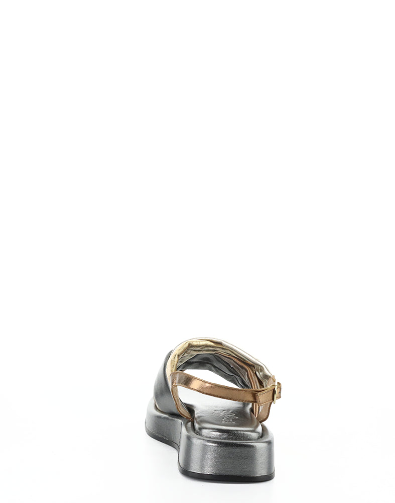 Brixin Pewter Metallic Nappa