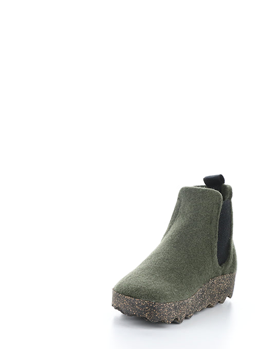 Caia090Aspm 001 Military Green Tweed/Felt