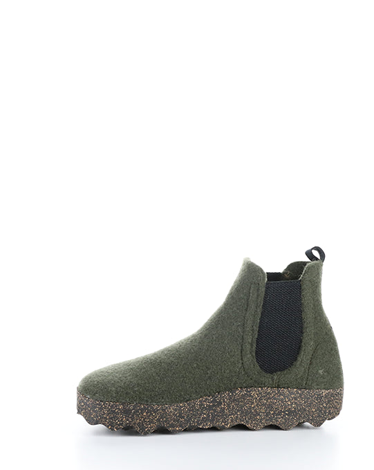 Caia090Aspm 001 Military Green Tweed/Felt