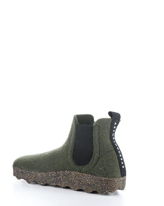 Caia090Aspm 010 Military Green Tweed/Felt