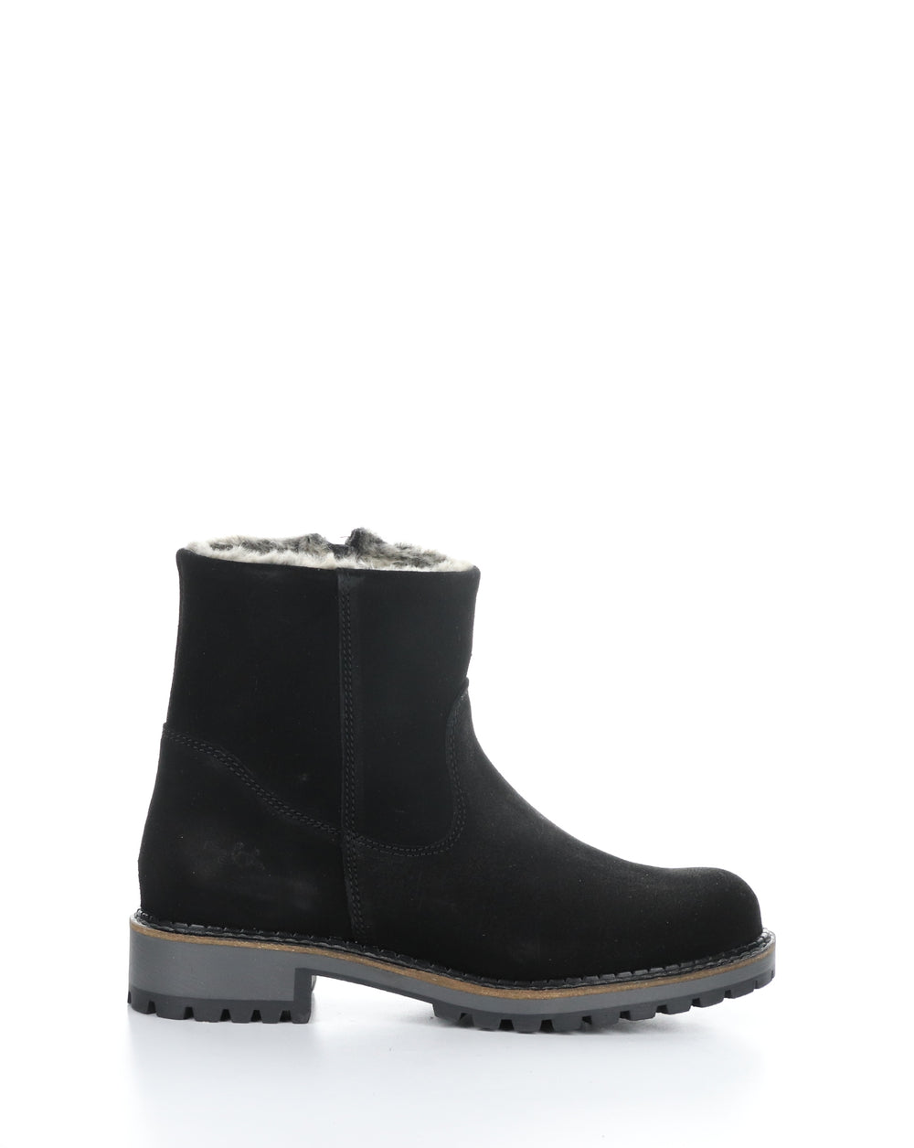 CALIB BLACK Round Toe Boots