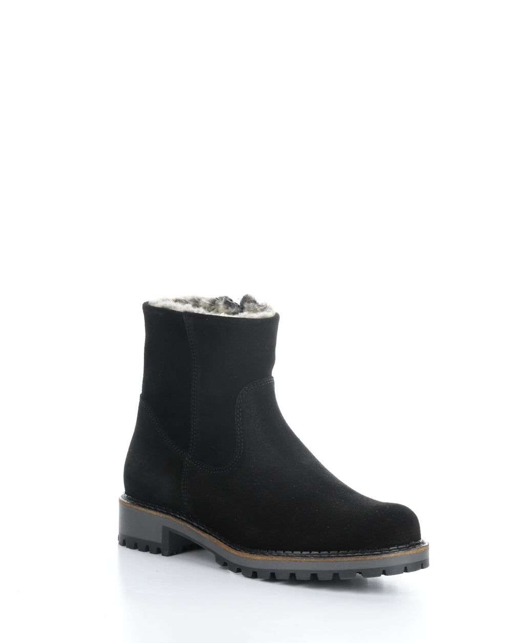 CALIB BLACK Round Toe Boots