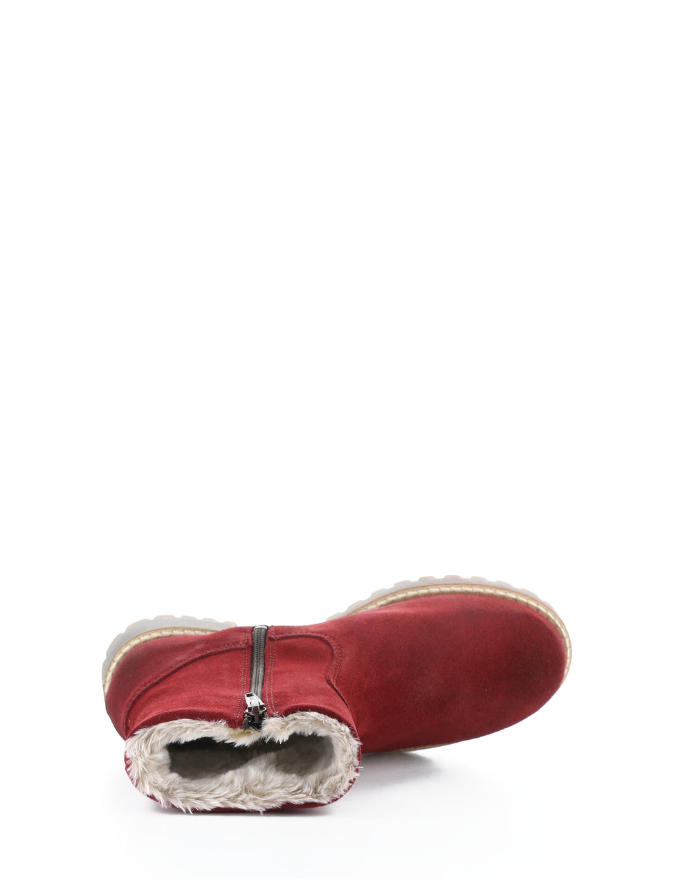 Calib Sangria Suede/Fantara Faux Fur