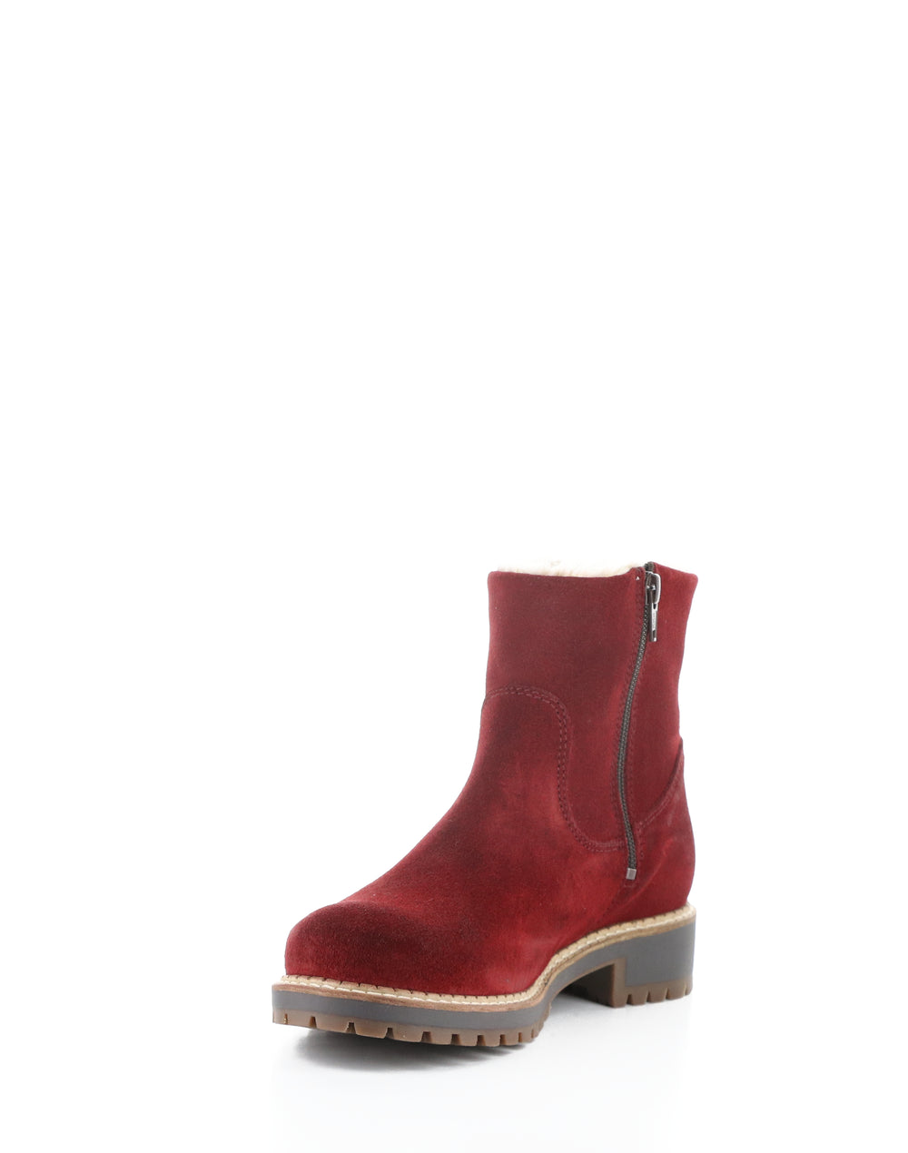 Calib Sangria Suede/Fantara Faux Fur