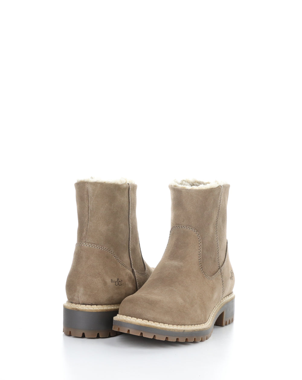 CALIB TAUPE Round Toe Boots