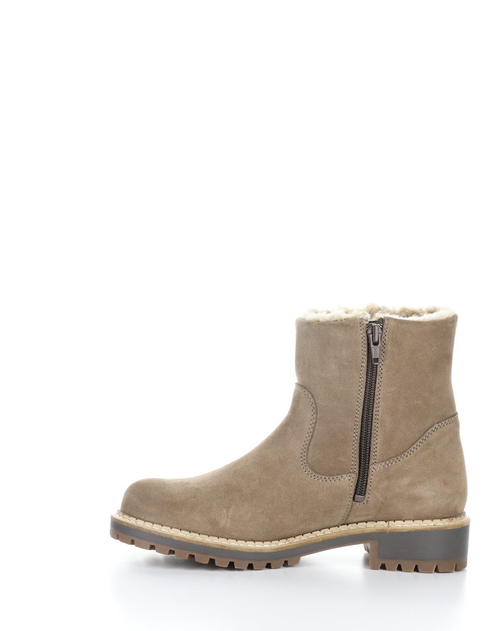 CALIB TAUPE Round Toe Boots