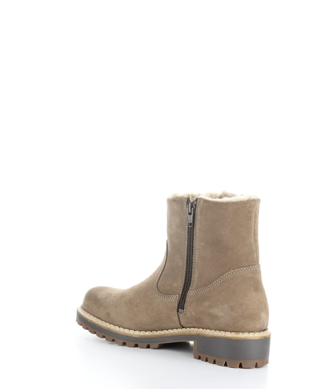 CALIB TAUPE Round Toe Boots