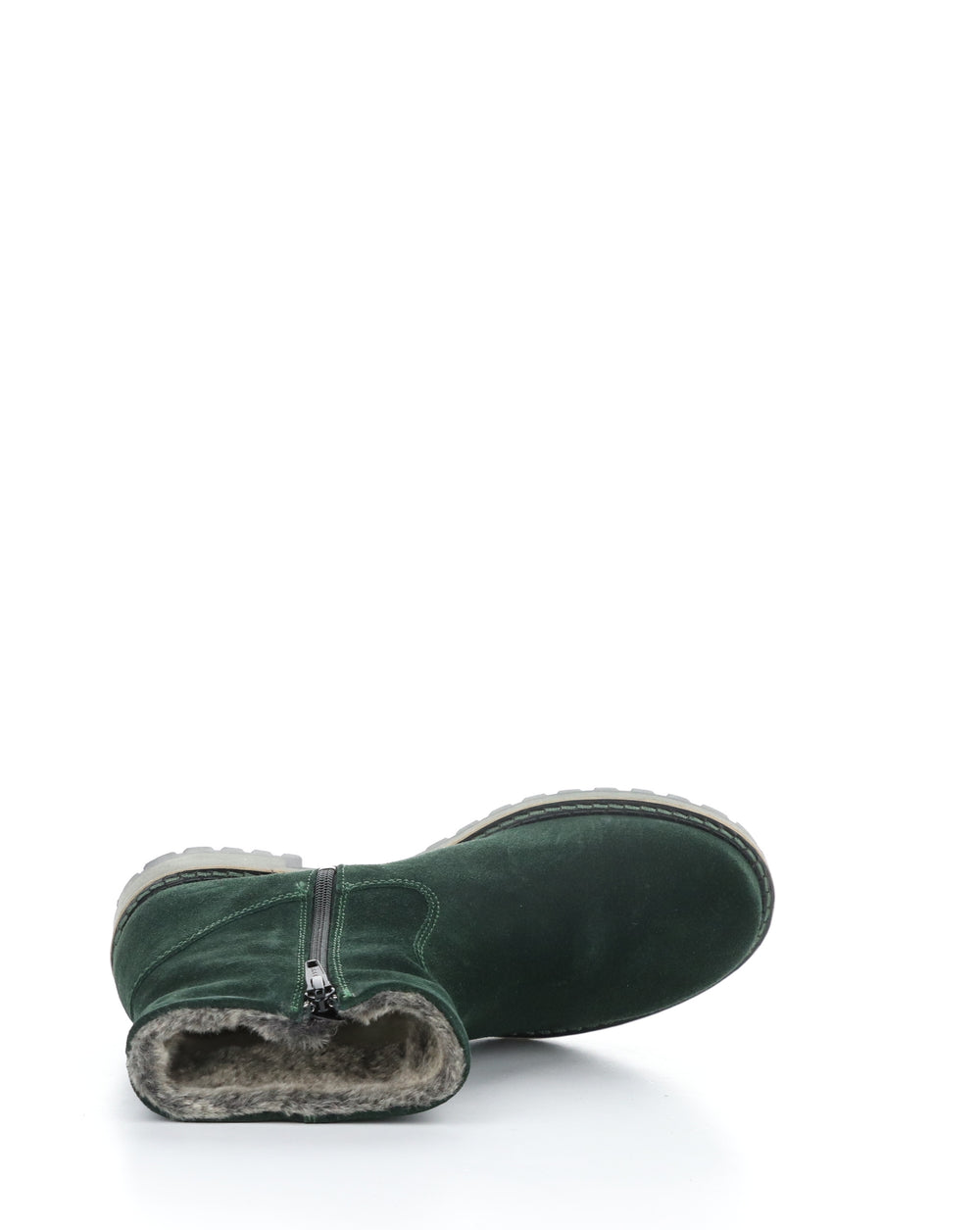 CALIB BOTTLE GREEN Round Toe Boots
